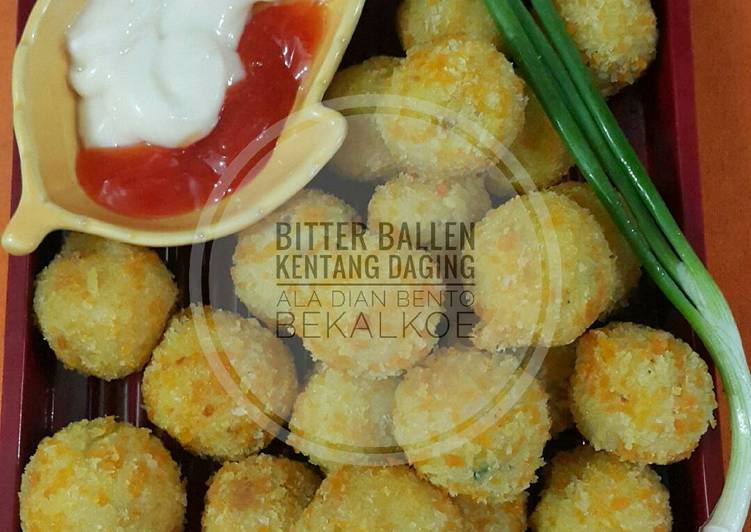 cara membuat Bitter Ballen 