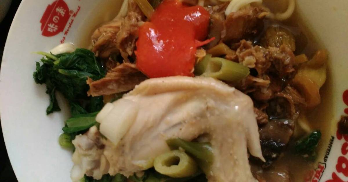 Resep Mie Ayam Jamur a la Baba ala Azzah Nilawaty