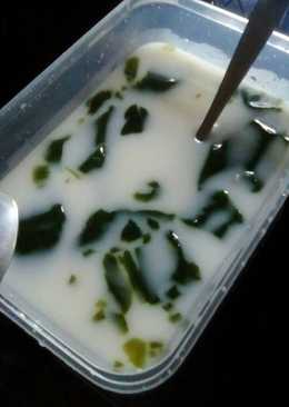 Es Susu Cincau Hijau (Homemade)