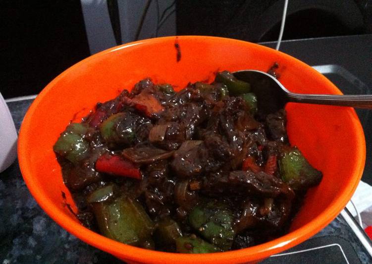 resep masakan Sapi Lada Hitam