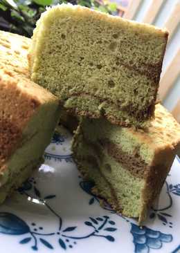 Chiffon pandan choco