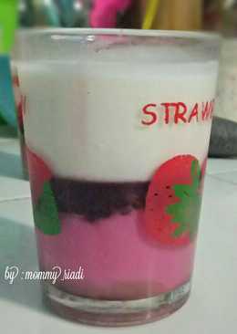 Puding lapis susu