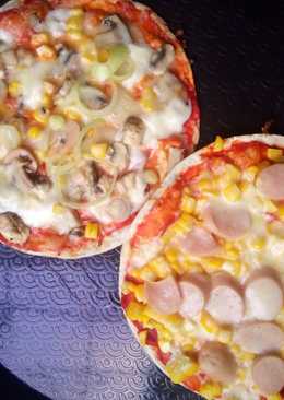 Pizza tortilla no oven