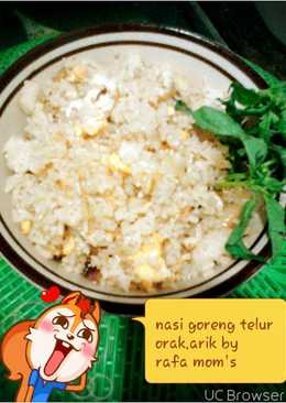 Nasi Goreng Telur orak arik