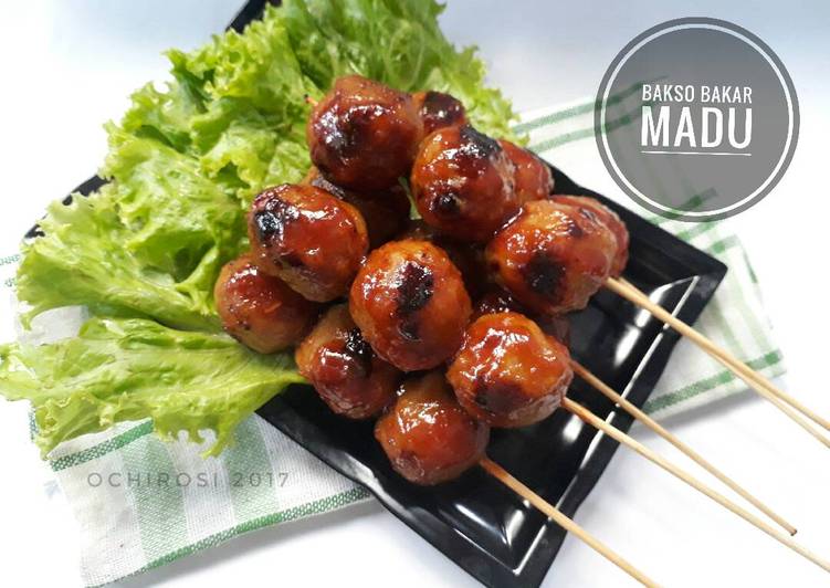 cara membuat Bakso Bakar Madu (pr_recookolahanbakso)