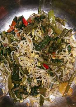 Tumis Kangkung mix Tauge