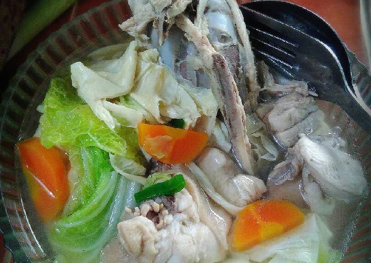 Resep Sup Ayam Kembang Tahu, Cepat Praktis Mudah Enak ?? By Hana