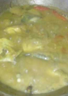 Iwak Batuup khas banjar (ikan masak kuning)