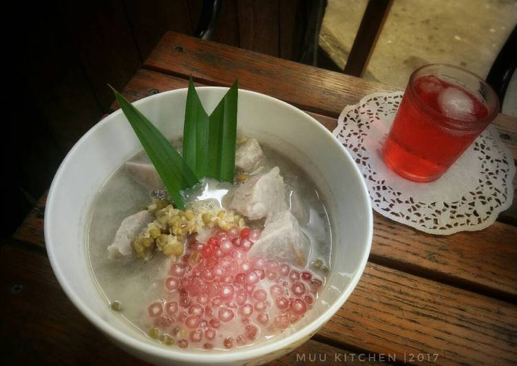 resep masakan Kolak talas mutiara