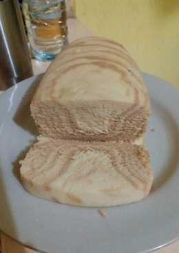 Zebra Cake Putih Telur