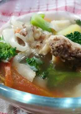 Sop jamur tiram & brokoli ð
