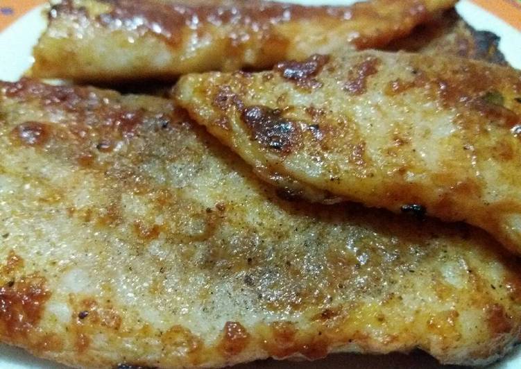 resep masakan Steam and Grill Dori with barbeque souce