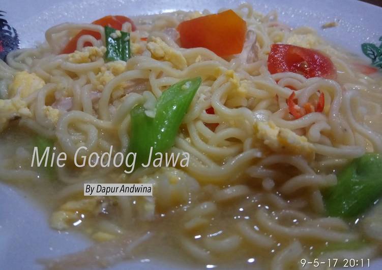 cara membuat Mie Godog Jawa dg Udang