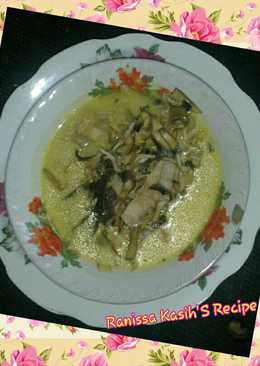 Jantung Pisang Udang Masak Santan