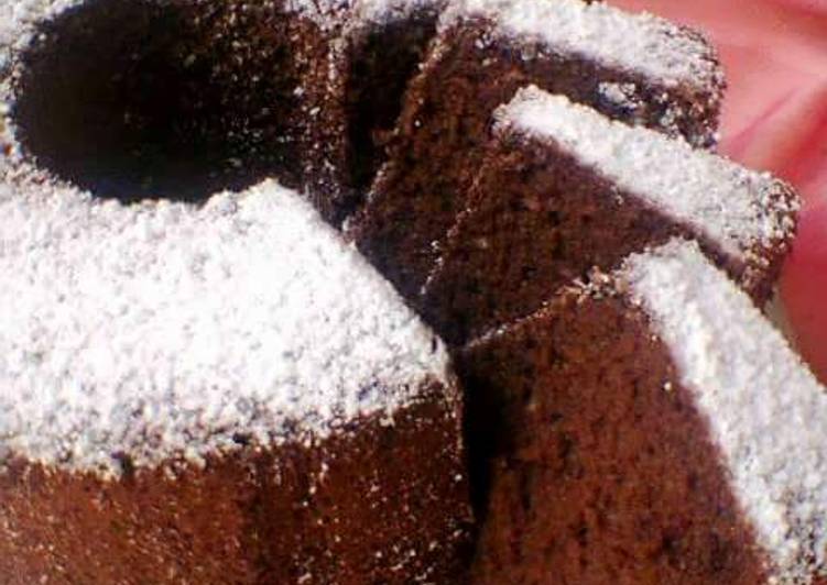 gambar untuk resep makanan Cake Coklat. Tanpa SP/Ovalet/Baking Powder/Baking Soda