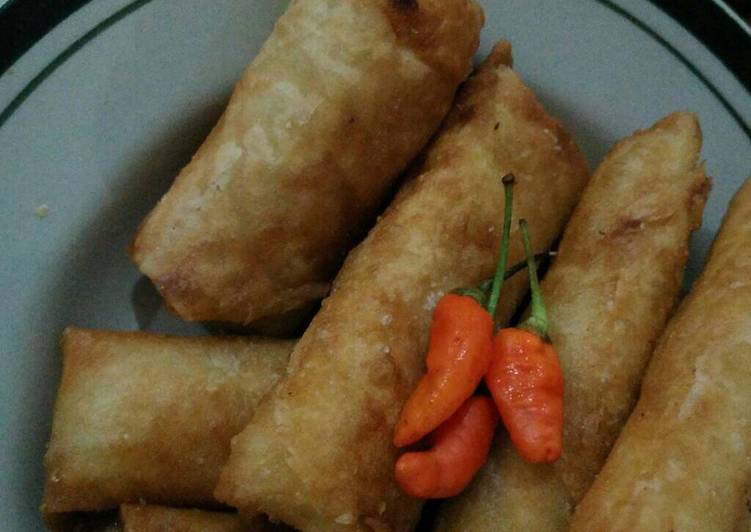 cara membuat Lumpia isi Sohun & Sayur