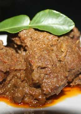 Rendang khas padang Asli