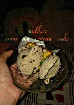 Oreo ice krim with cake