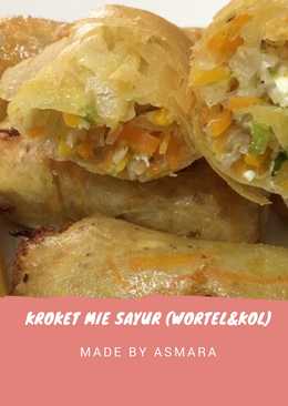 Kroket Mie Sayur (Wortel&Kol)