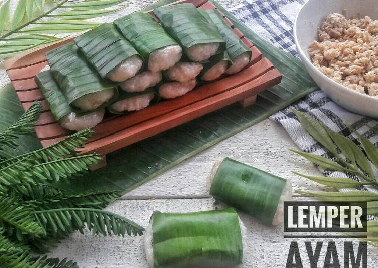 gambar untuk cara membuat Lemper Ayam