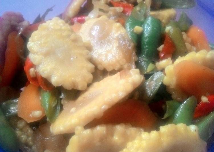 Resep Oseng vegie rainbow Oleh Rifa