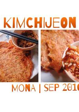 Kimchi pancake (Kimchijeon)