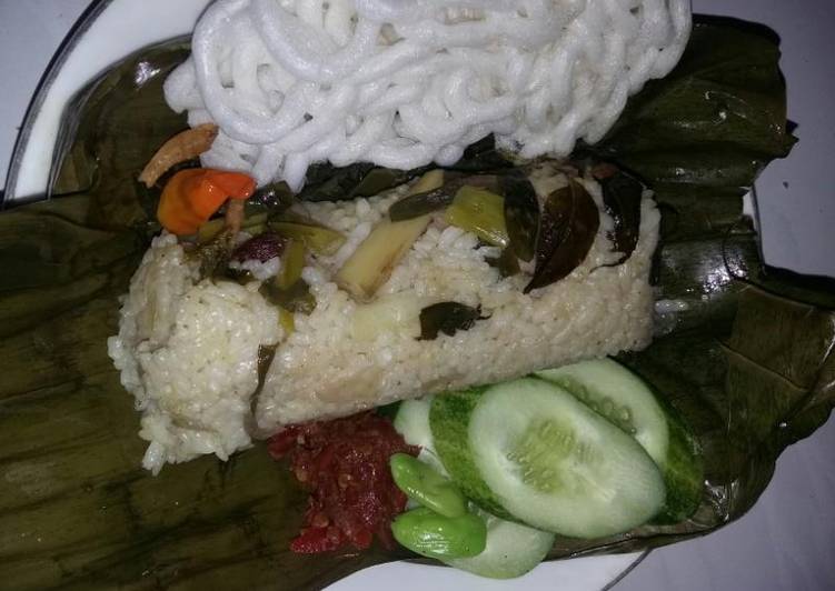 gambar untuk resep Nasi Pepes Sunda