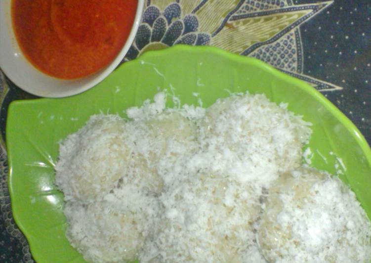 Resep Ketan urab+ sambal goreng Dari AisyahEki
