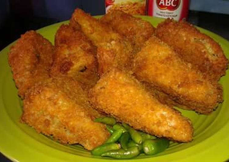 gambar untuk cara membuat Schotel mie (nugget mie)