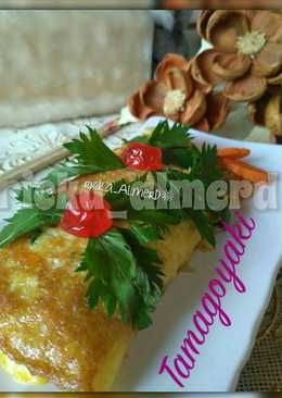 Tamagoyaki keju a.k.a telur dadar gulung isi keju