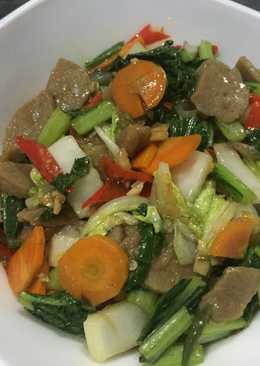Capcay baso sayur