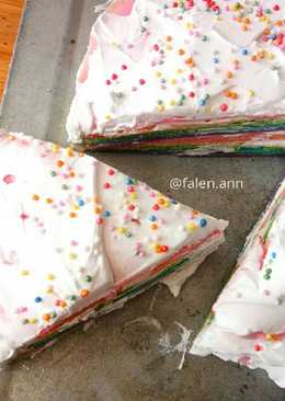 Rainbow mille crepes gluten free