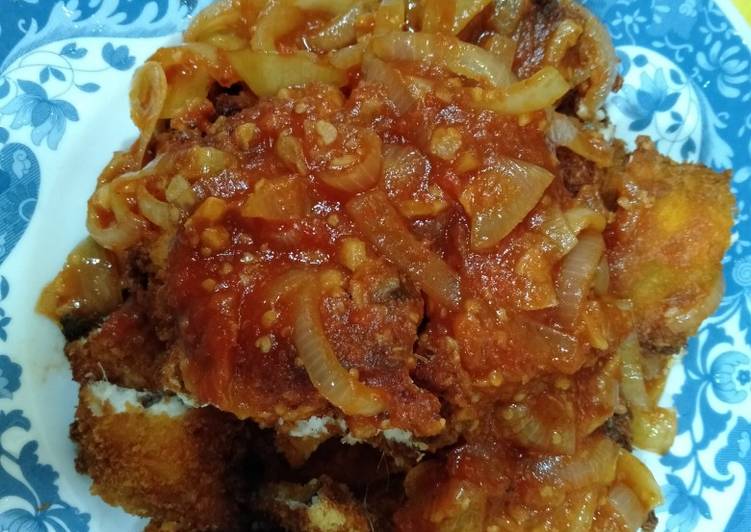 resep masakan Bandeng katsu asem manis