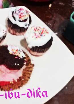Brownis kukus selai strawberry