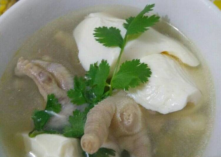 Resep Sup Ceker Tofu Kiriman dari Hartsa Mitsalia