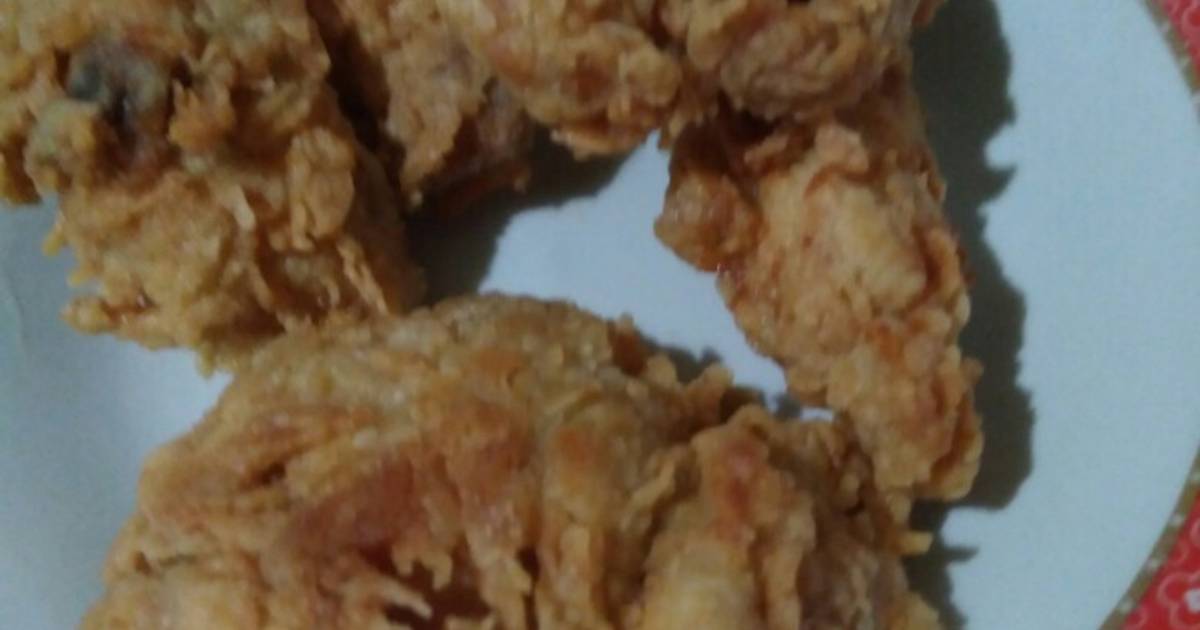 824 resep ayam goreng kfc enak  dan sederhana Cookpad
