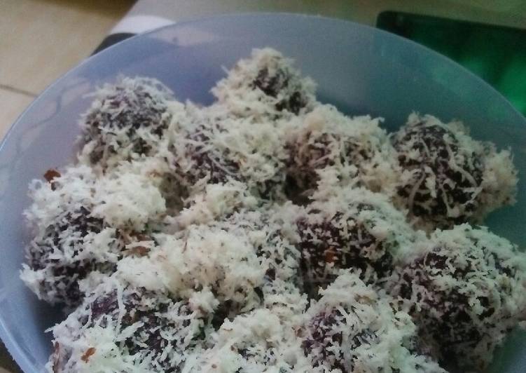 gambar untuk resep makanan Klepon ubi ungu