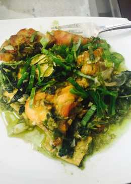 Tumis ayam goreng sambel ijo