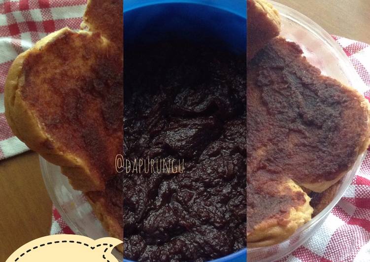 gambar untuk cara membuat Roti Selai Kurma