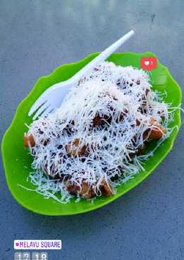 Pisang goreng kraft ceddar