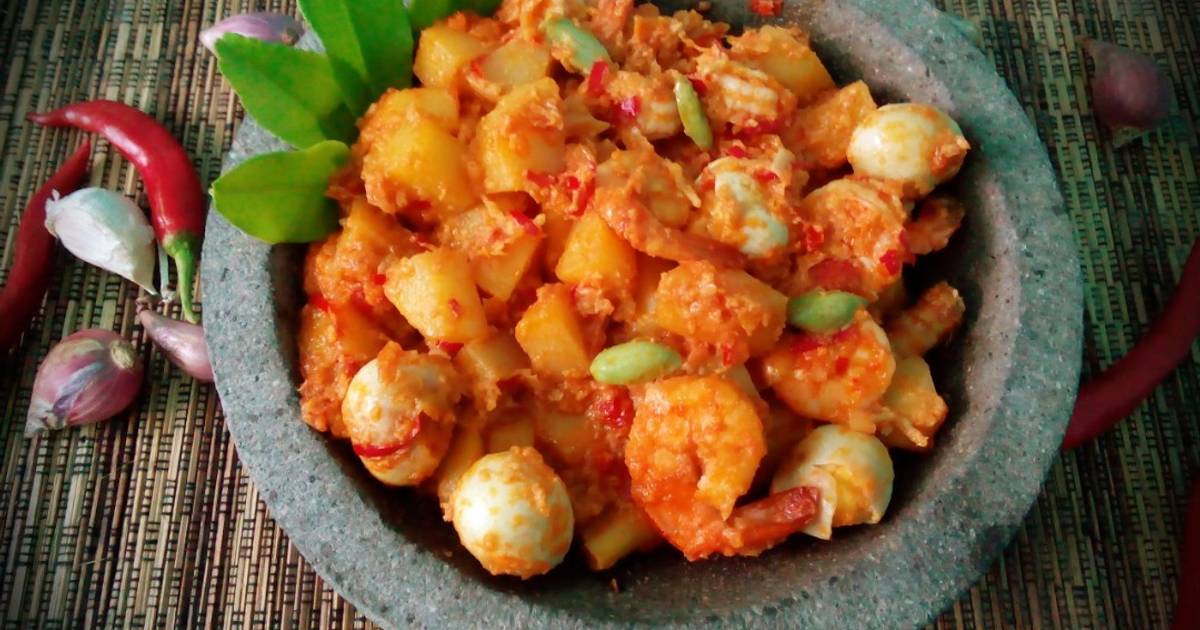 27 resep resep sambal  udang  pete  rumahan yang enak dan 