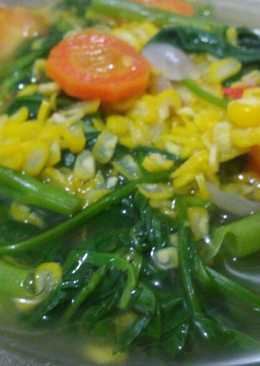 Sayur serut jagung kangkung