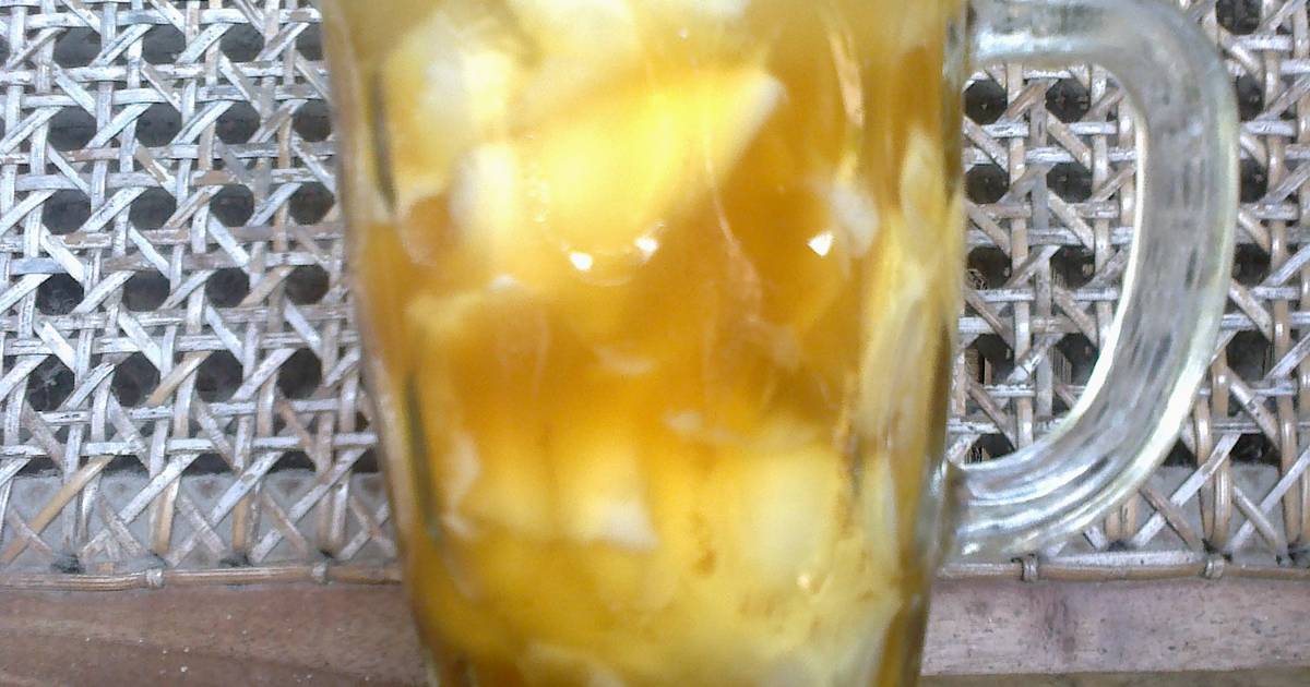 Resep Es kelapa muda gula jawa