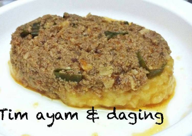 Resep Tim ayam dan daging mpasi 1 tahun Oleh Dapur Mom Omar