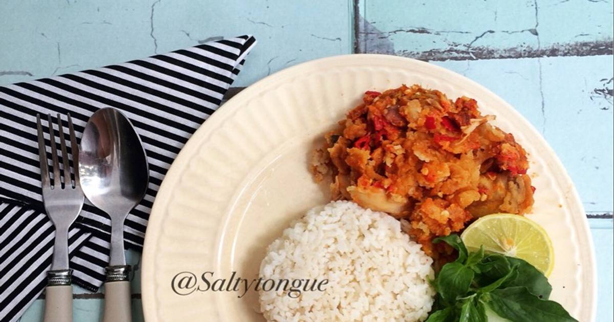 Resep Ayam Geprek ala Saltytongue (Famella)