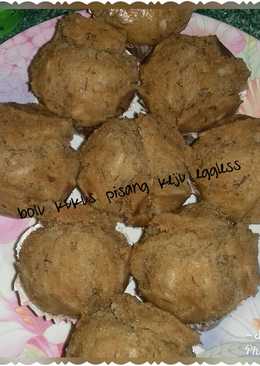 Bolu kukus pisang keju eggless