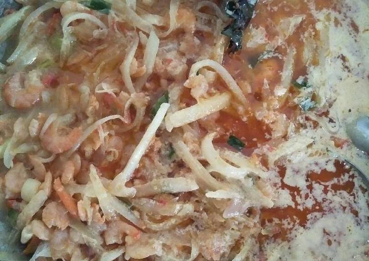 resep lengkap untuk Sayur labu siam udang tenggelam