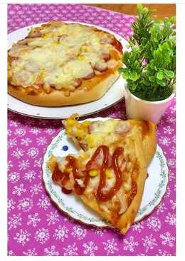 Pizza ðŸ• Irit dan Empuk (tanpa telur)