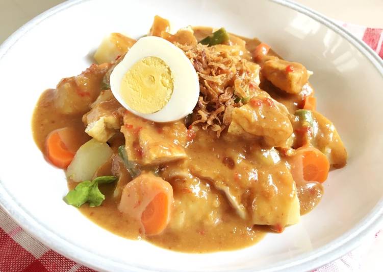 resep makanan Gado-Gado Siram ala Jawa Timuran