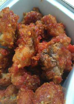 Ayam crispy bumbu sambal